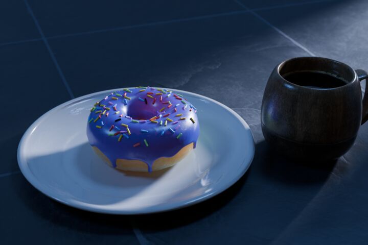 Я создаю 3D-дизайн в Blender.