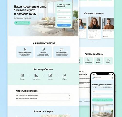 Разработка лендинга на WordPress