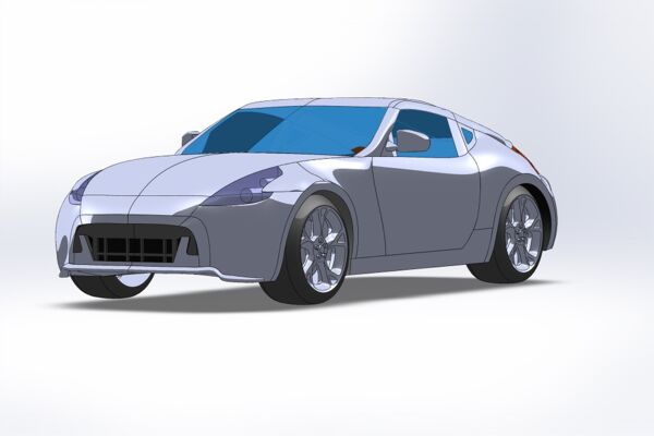3Д-модель Nissan 370Z