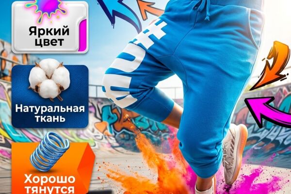 Карточки товаров для спортивных штанов