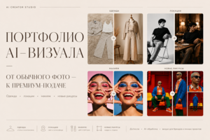 AI-визуал для брендов, товаров и личных проектов