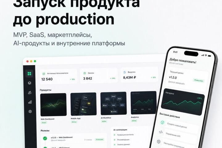 Запуск продукта или модуля до production