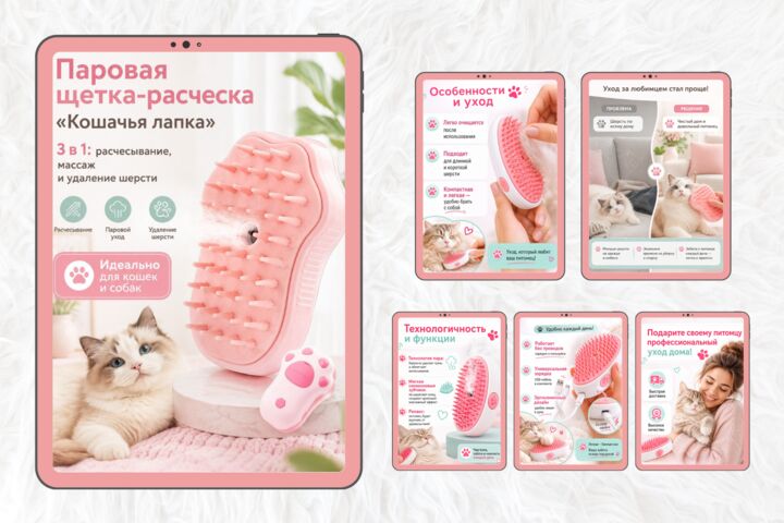 Инфографика для маркетплейсов , дизайн карточек