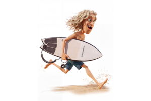 Маскот Сёрфер
