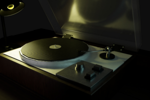 Vinyl Player — 3D модель  пропа