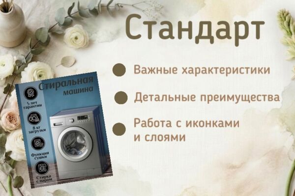 Инфографика для маркетплейсов — Стандарт