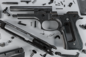 3D-модель Beretta M9 (пистолет) с полной разборкой, PBR-текстурами и exploded view для игр и рекламы