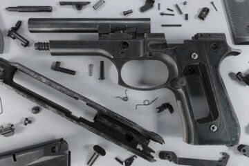 3D-модель Beretta M9 (пистолет) с полной разборкой, PBR-текстурами и exploded view для игр и рекламы