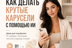 Генерация каруселей для блогеров с помощью ИИ