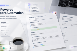 AI Client Report Generator. AI-сервис для автоматического анализа клиентских диалогов и генерации структурированных PDF-отчётов.