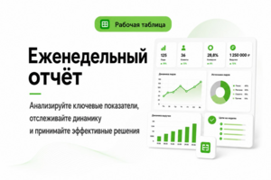 Пример рабочей таблицы: Отчет