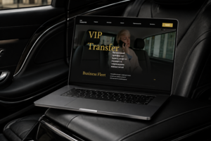 Лендинг для сервиса VIP-трансфера и деловых поездок