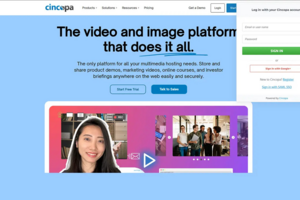 Cincopa - Платформа видеохостинга и управления мультимедиа
