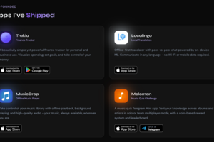 Indie Apps - Независимые мобильные приложения (Trakio, Localingo, MusicDrop, Meloman)