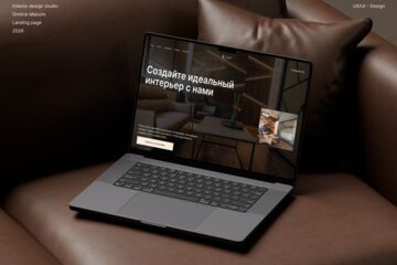 Лендинг (Студия дизайна интерьера) редизайн