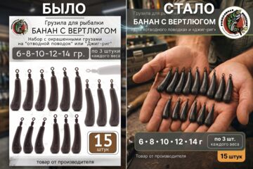 Редизайн карточек товара для бренда «Рыболовная Империя»