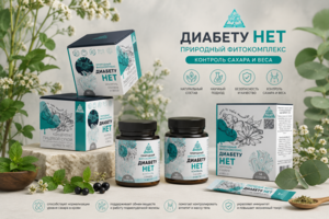 Разработка дизайна продукции для БАД «Диабету НЕТ»