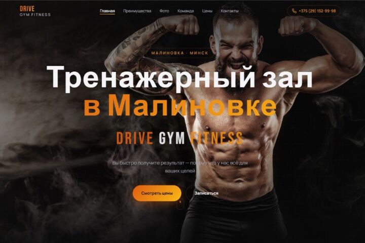 Создание лендинга/одностраничного сайта