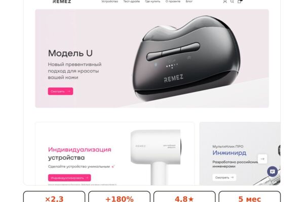Remez — интернет-магазин гаджетов для ухода за кожей