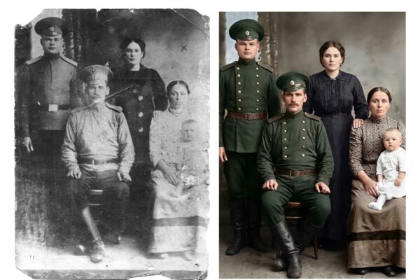 восстановление и колоризация фотографий