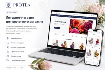 Интернет-магазин для цветочного магазина