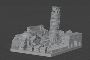 Создание миниатюрных моделей для 3D-печати (Римская цивилизация)