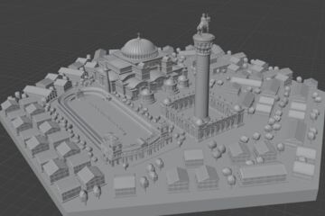 Создание 3D-моделей для печати (Византийская цивилизация)
