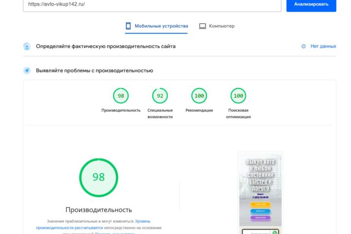 Ускорение сайтов на Вордпресс+Елементор
