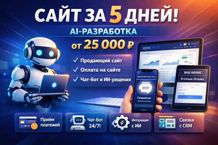Разработка AI веб-приложений и MVP под ключ на React / Supabase