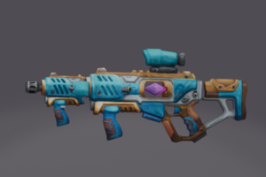 Винтовка в Hand-paint стиле