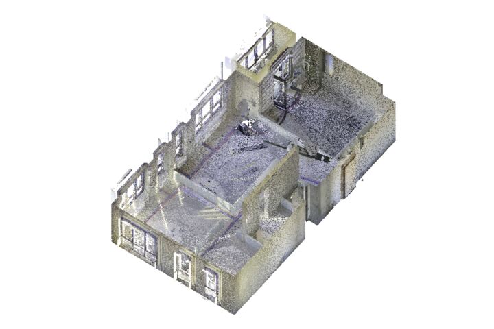 Обработка облаков точек / 3D модели / 2D чертежи