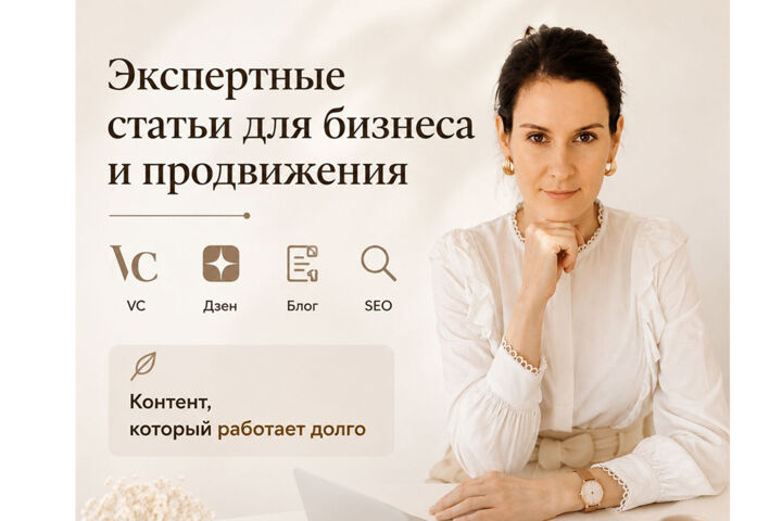Экспертные статьи под SEO без шаблонов и ИИ-воды