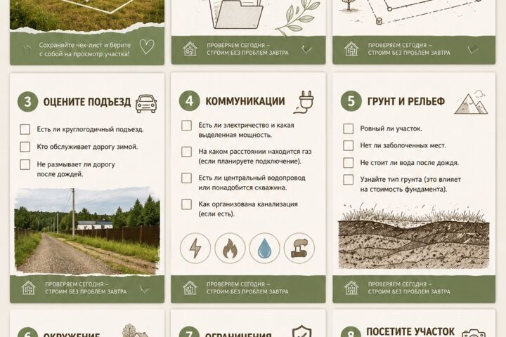Создание постов, чек листов