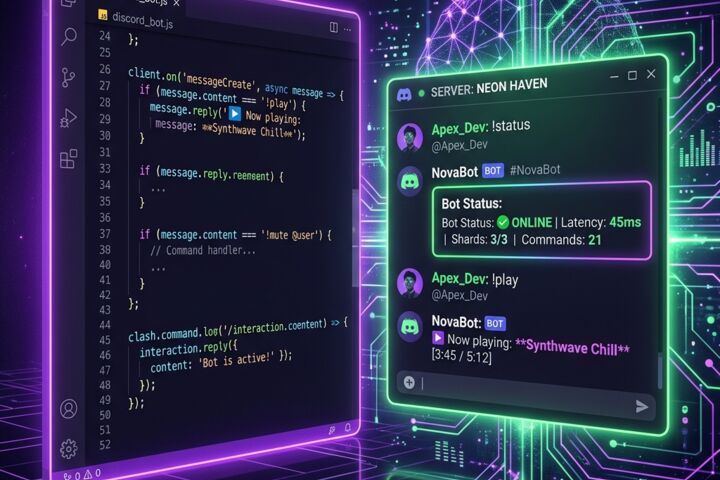 Создание многофункционального Discord-бота для серверов (Python / discord.py)