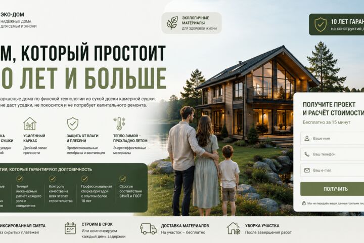 Лендинги с КОНВЕРСИЕЙ в зявку 7%