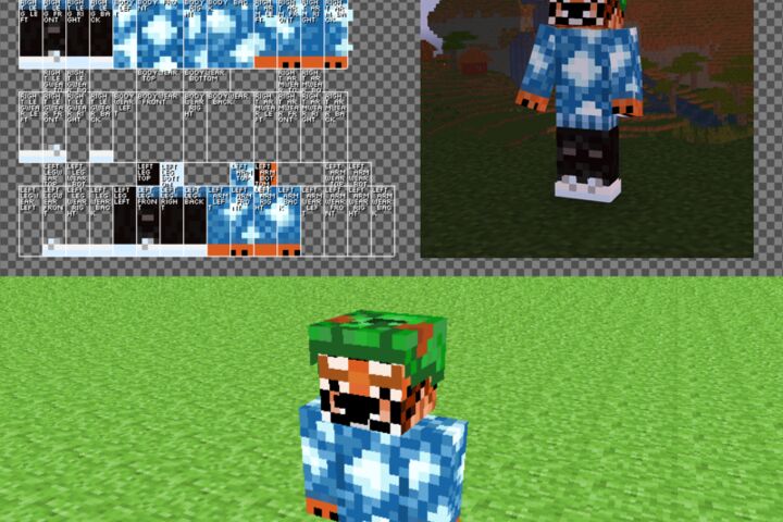 Создам скин для игры Minecraft