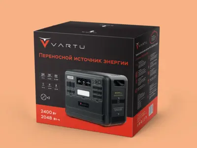 Дизайн упаковки электротехнических устройств ТМ VARTU (2025 г.)