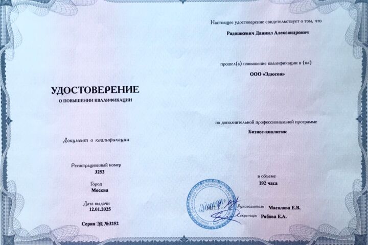 Управление проектом, оптимизация процессов.