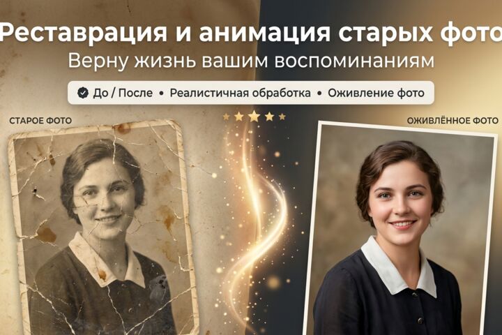 Восстановление и оживление старых фото