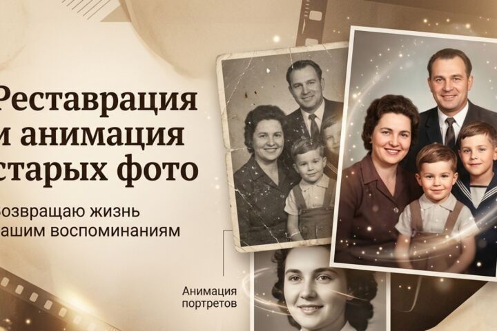 Восстановление и оживление старых фото