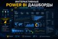 Создам интерактивный Power BI дашборд для анализа бизнеса и KPI