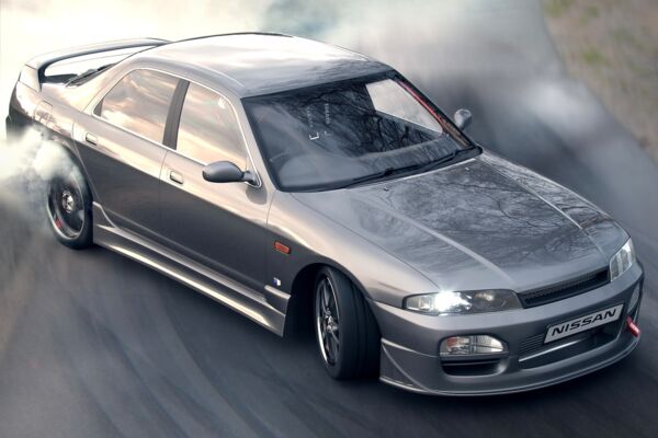 Поли моделирование авто. Nissan skyline