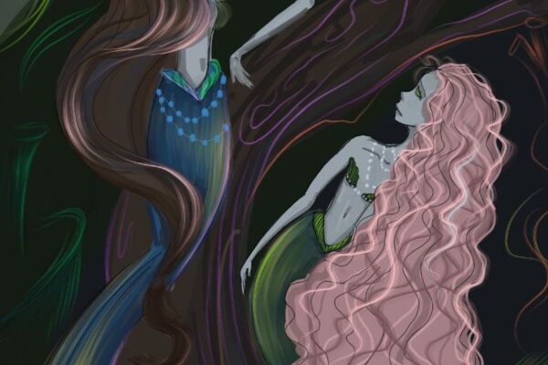 иллюстрация русалочки