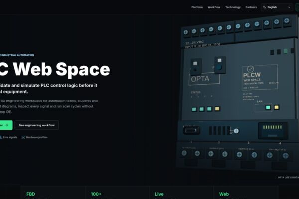PLC Web — браузерная среда проектирования и симуляции PLC-программ