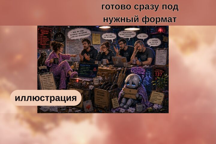 Иллюстрация для обложки, соцсетей или личного проекта