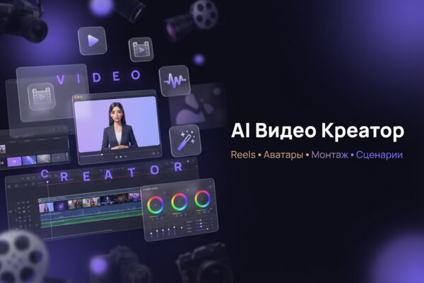 Создание промо-ролика с AI-аватаром для портфолио видеокреатора