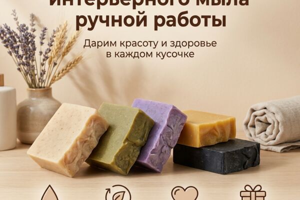 Продавец-изготовитель натурального мыла обратился с просьбой сделать главную карточку для его коллекции мыл для WB