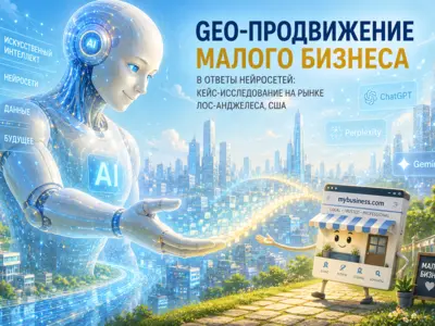 Кейс-исследование GEO-продвижения малого бизнеса в ответы нейросетей на рынке Лос-Анджелеса, США