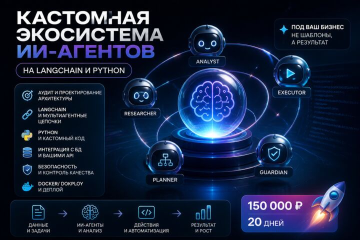 Разработка кастомной экосистемы ИИ-агентов