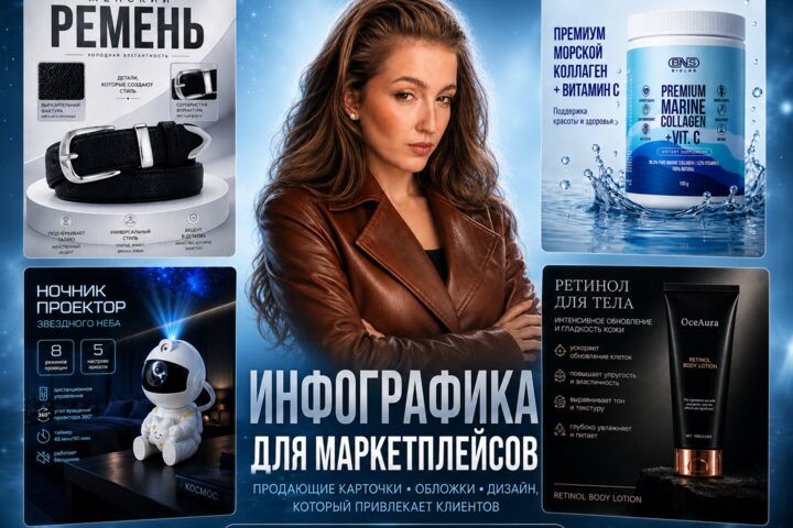 Инфографика для маркетплейсов